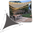 Voile d'ombrage triangulaire résistante à l'eau