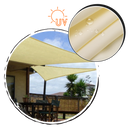 Voile d'ombrage triangulaire résistante à l'eau