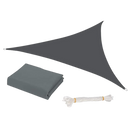 Voile d'ombrage triangulaire résistante à l'eau