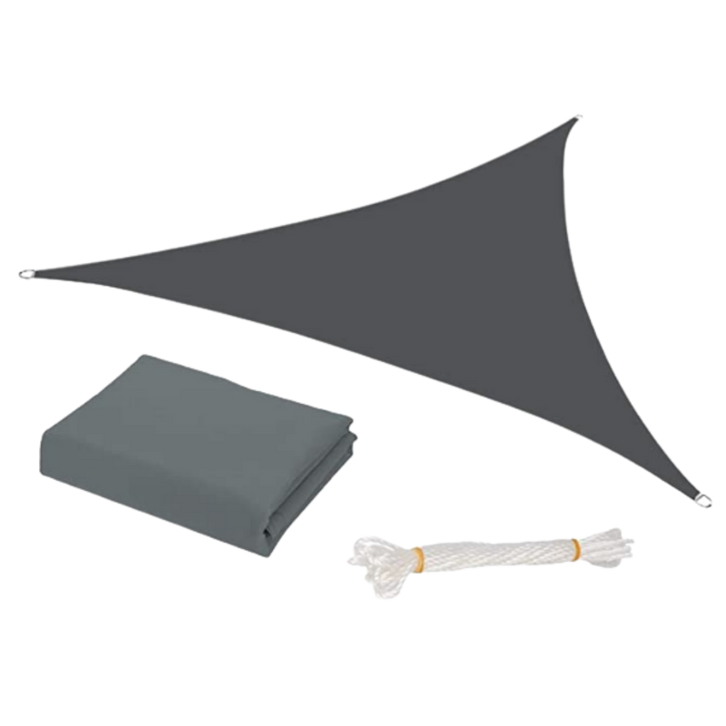 Voile d'ombrage triangulaire résistante à l'eau