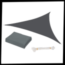 Voile d'ombrage triangulaire résistante à l'eau