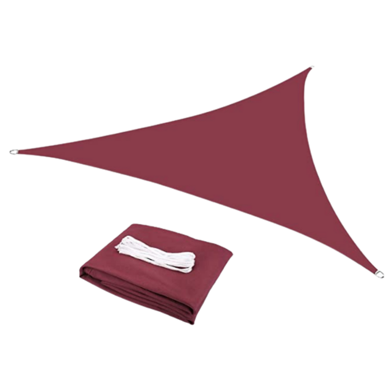 Voile d'ombrage triangulaire résistante à l'eau