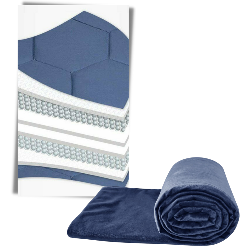 Couverture lestée pour thérapie par pression profonde