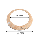 Chauffe-tasse USB électrique en bois