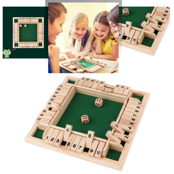 Jeu de dés en bois