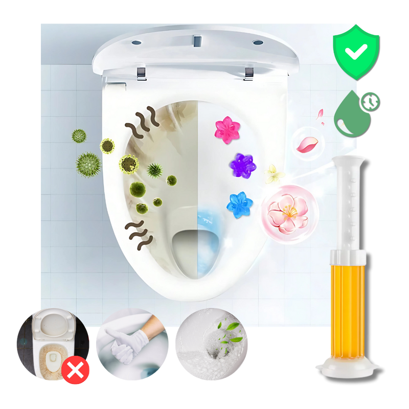 Le gel de protection active pour toilette