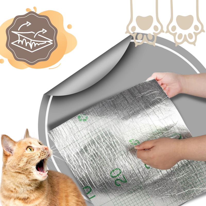 Griffoir mural adhésif pour chat