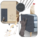 Griffoir mural adhésif pour chat