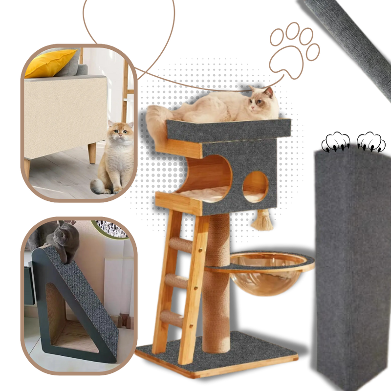 Griffoir mural adhésif pour chat