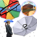 Chapeau parapluie ajustable mains libres
