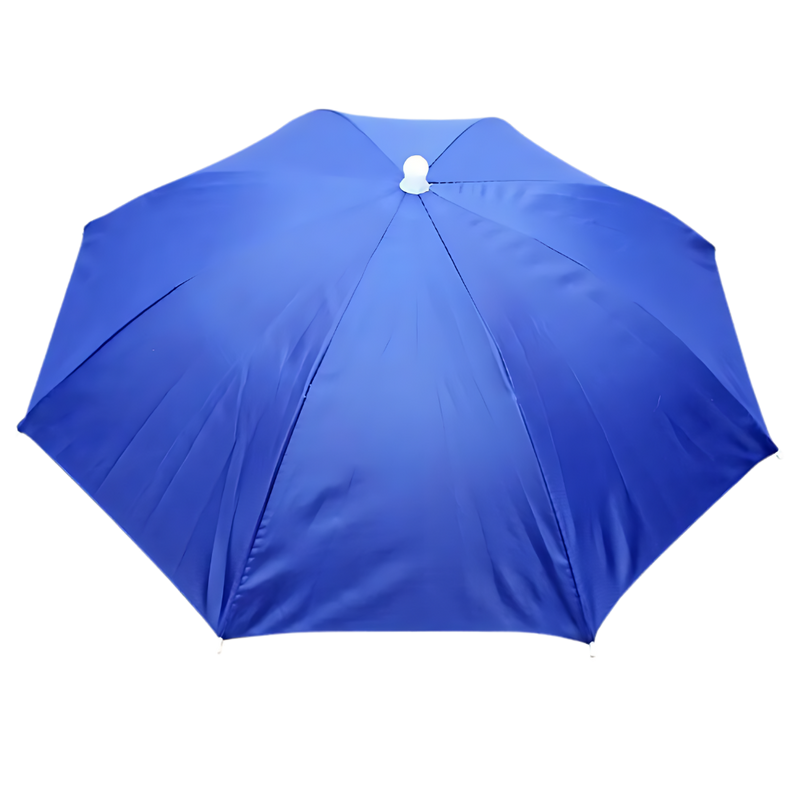 Chapeau parapluie ajustable mains libres