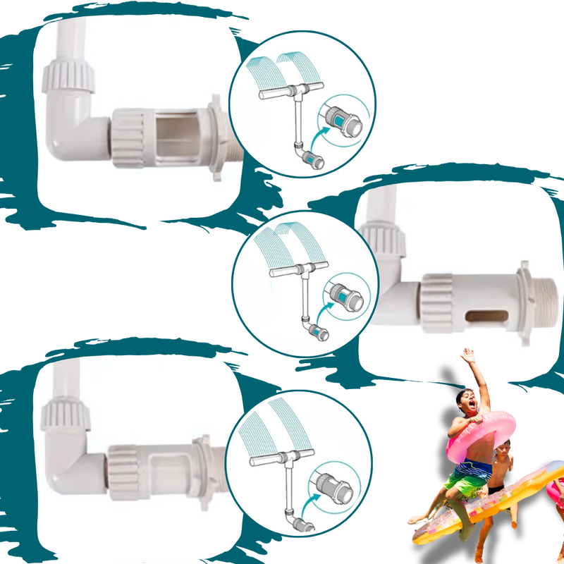 Fontaine et cascade de piscine