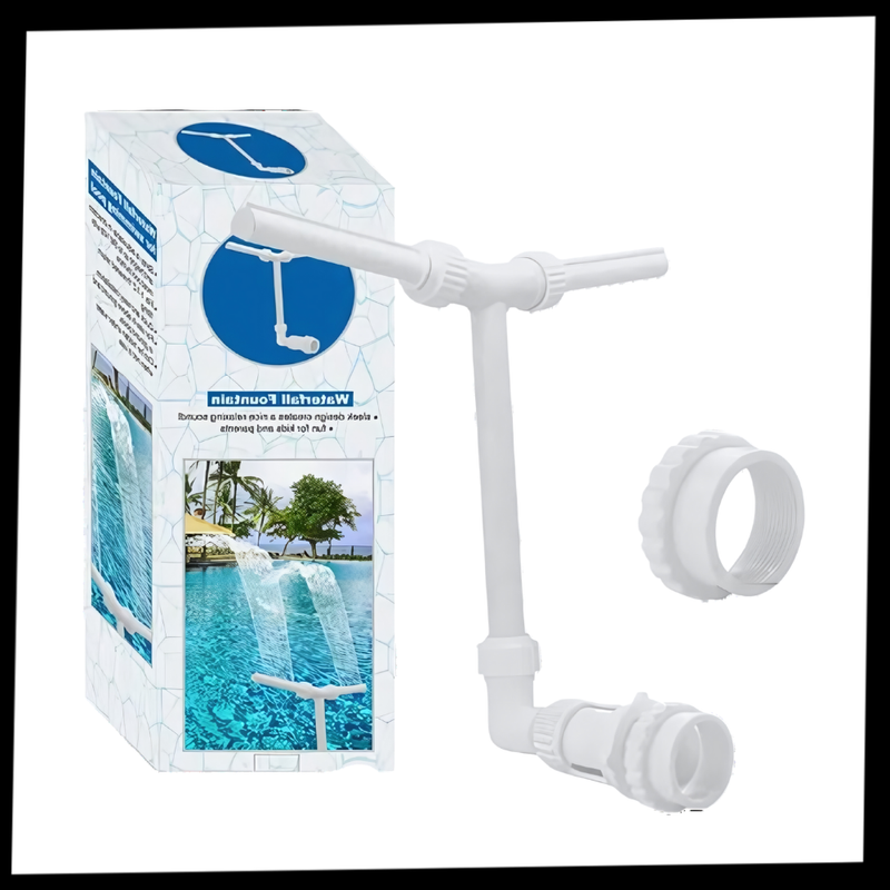 Fontaine et cascade de piscine