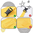 Harnais réglable pour chaise haute