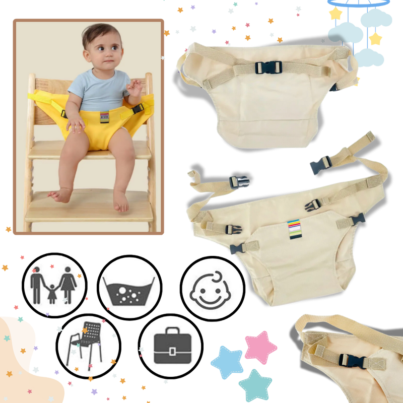 Harnais réglable pour chaise haute