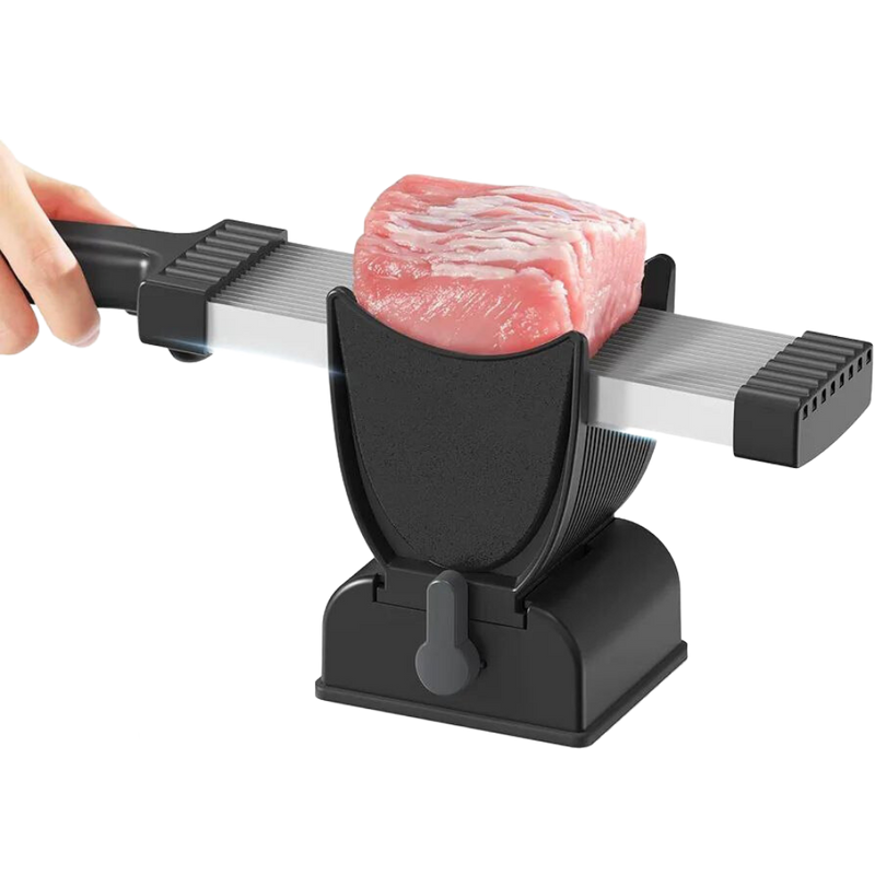 Trancheuse à viande manuelle à épaisseur ajustable