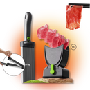 Trancheuse à viande manuelle à épaisseur ajustable