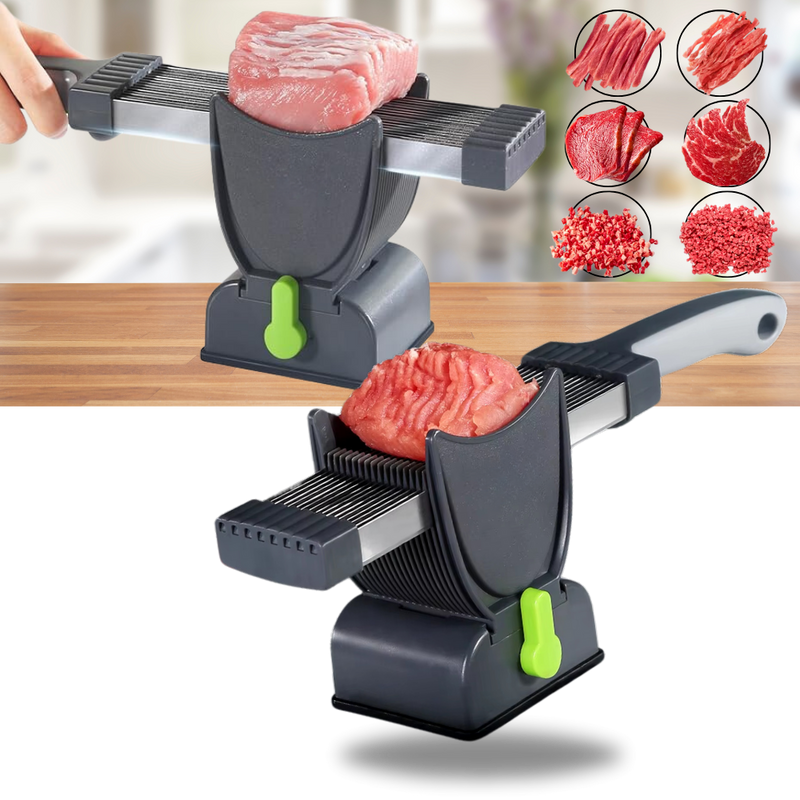 Trancheuse à viande manuelle à épaisseur ajustable