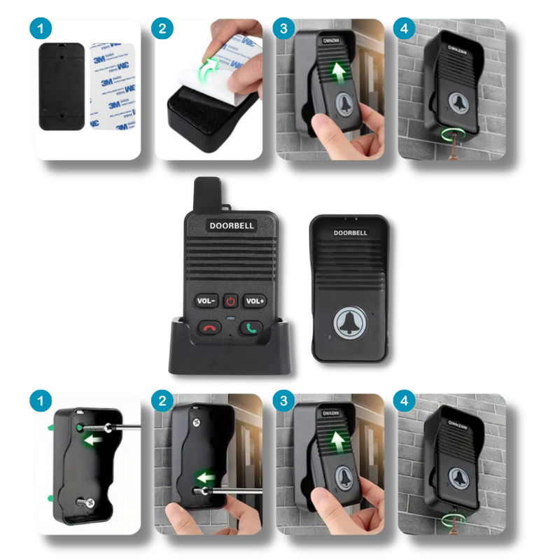 Sonnerie et interphone à communication avancée