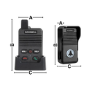 Sonnerie et interphone à communication avancée