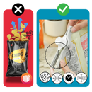 Pinces hermétiques pour sacs de chips