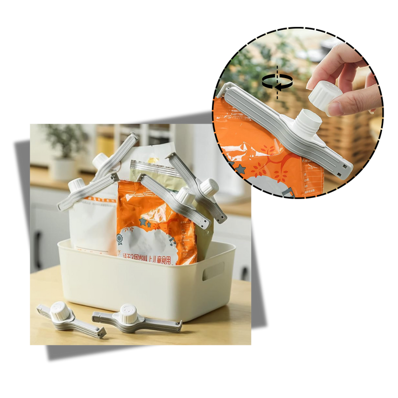 Pinces hermétiques pour sacs de chips