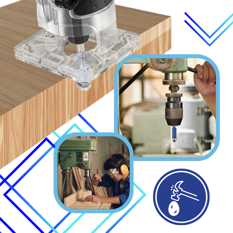 Fraises à roulement anti-rebond pour le bois