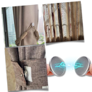 Clips magnétiques anti-fuite de lumière pour rideaux