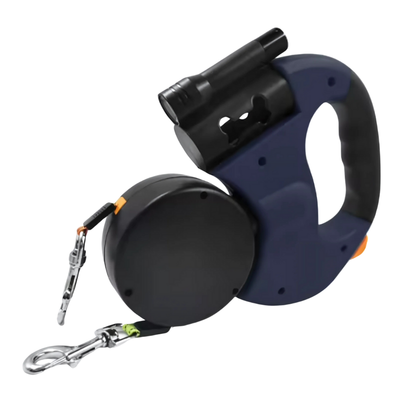 Laisse rétractable anti-enroulement pour chien