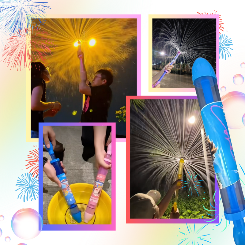 Pistolet à Eau Effet Feu D'Artifice