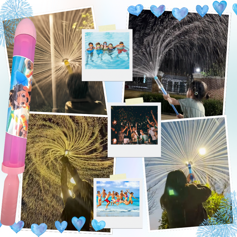 Pistolet à Eau Effet Feu D'Artifice