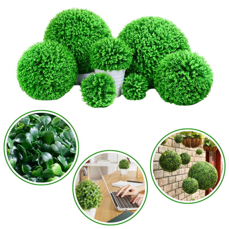 Boules de gazon topiaire artificiel