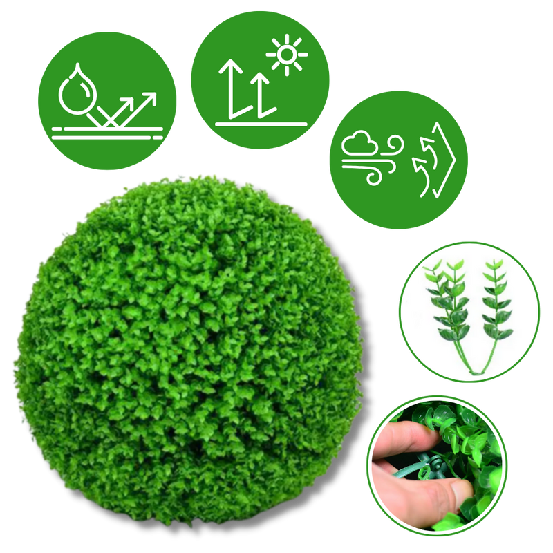 Boules de gazon topiaire artificiel