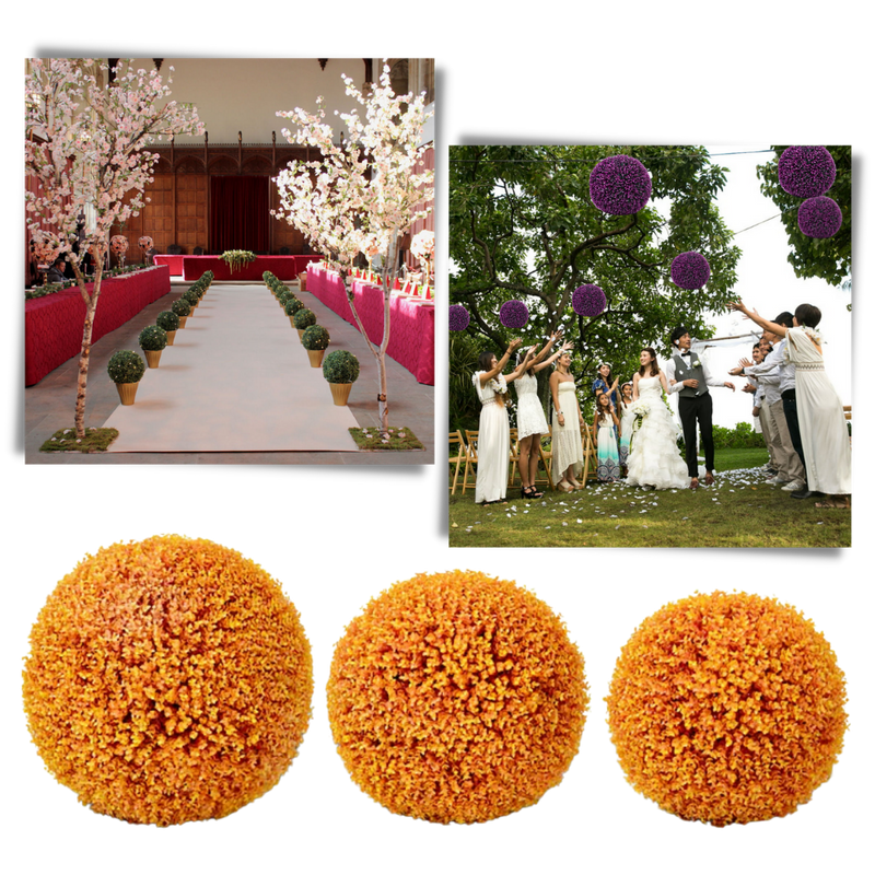 Boules de gazon topiaire artificiel