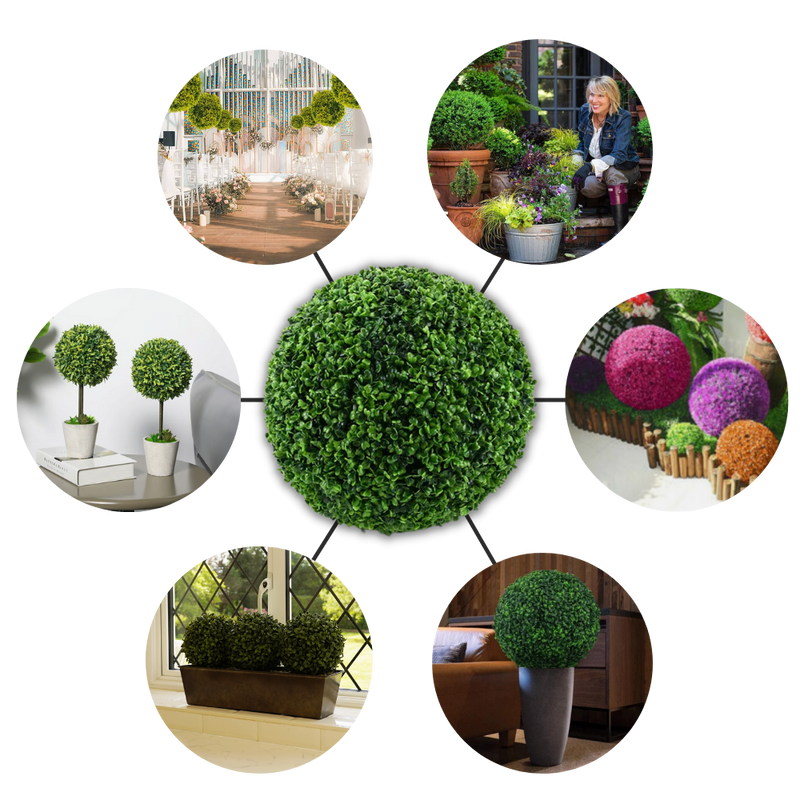 Boules de gazon topiaire artificiel