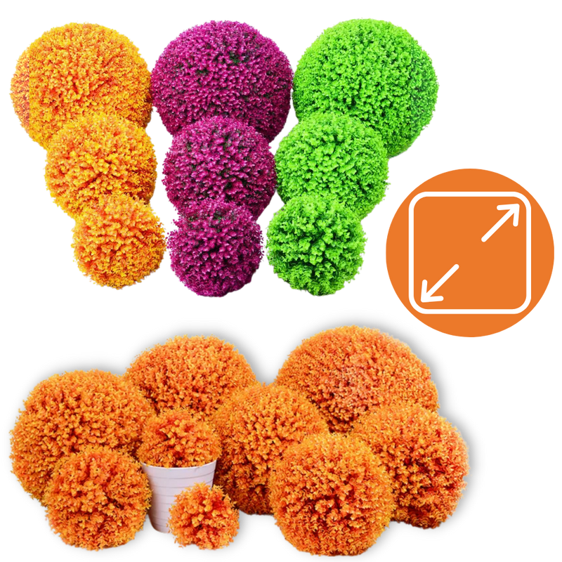 Boules de gazon topiaire artificiel