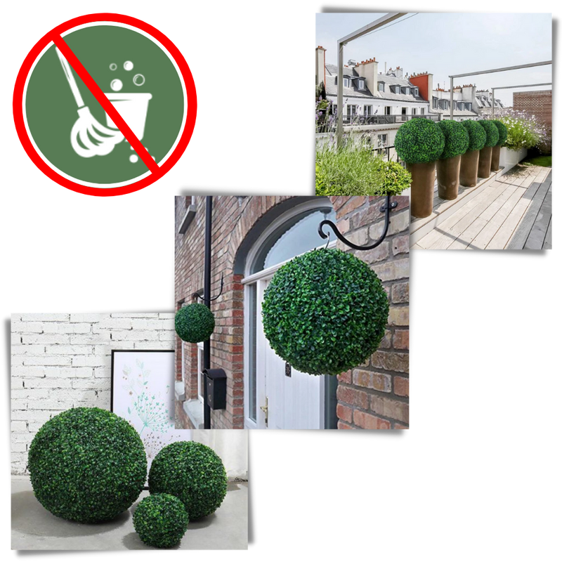 Boules de gazon topiaire artificiel