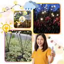 Lumières solaires à LED automatiques étanches pour extérieur