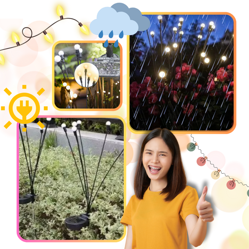 Lumières solaires à LED automatiques étanches pour extérieur