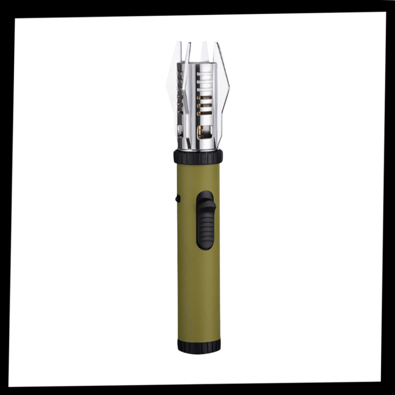 Briquet coupe-vent flamme bleue