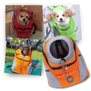 Sac à dos respirant de transport pour chien