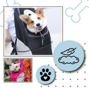 Sac à dos respirant de transport pour chien