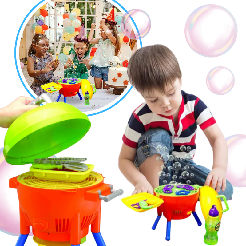 Jouet barbecue à bulles