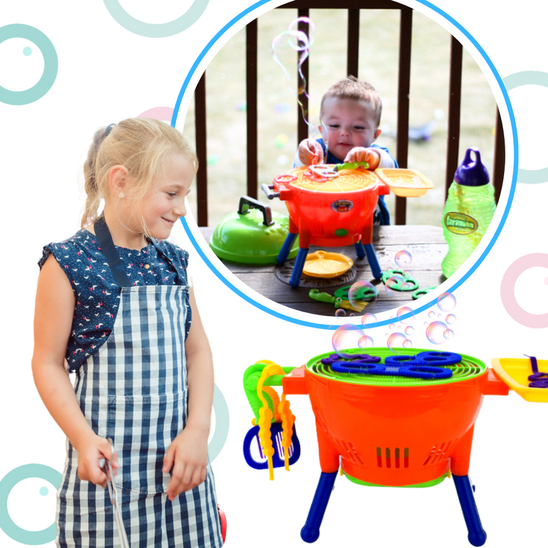Jouet barbecue à bulles