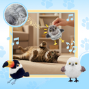 Jouet interactif oiseau pour chat