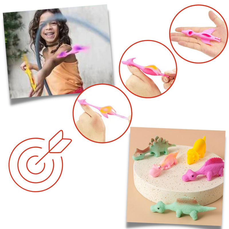 Catapulte Dinosaures collants