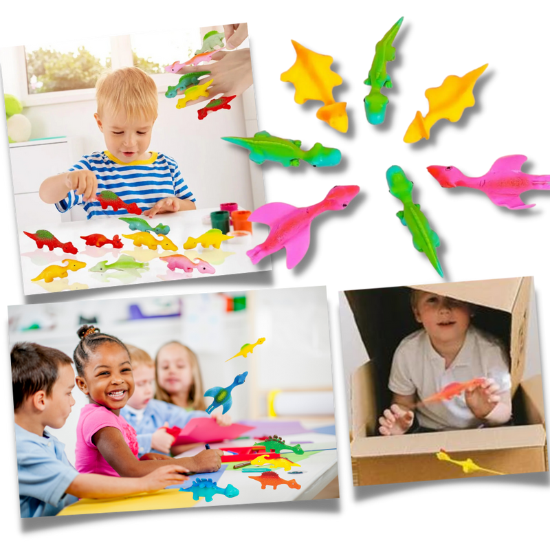 Catapulte Dinosaures collants