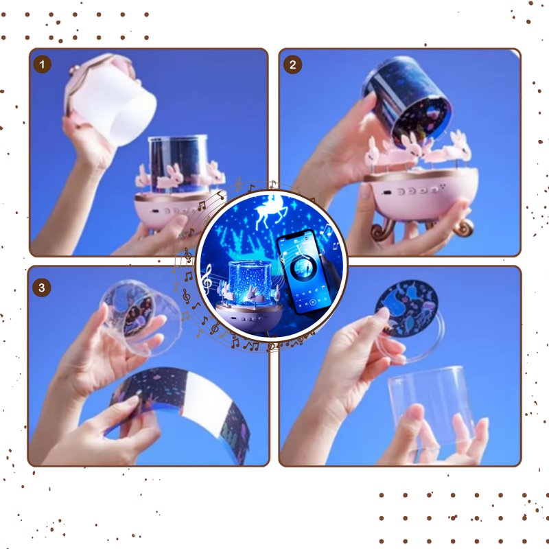 Projecteur charmant de lumière étoilée