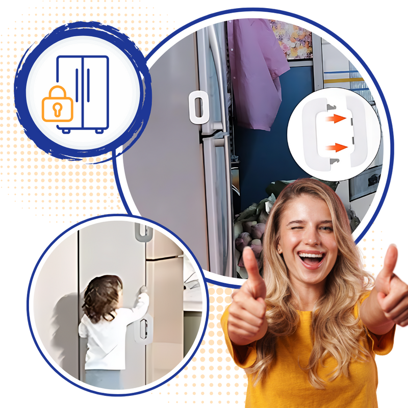 Verrou de sécurité de la porte du réfrigérateur pour enfant