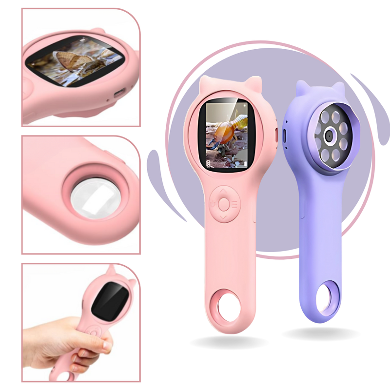 Microscope portable à visibilité optimale